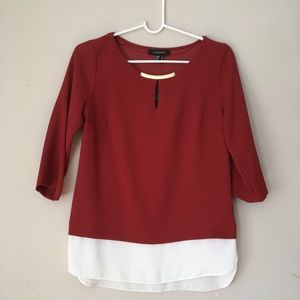 Red blouse NWT